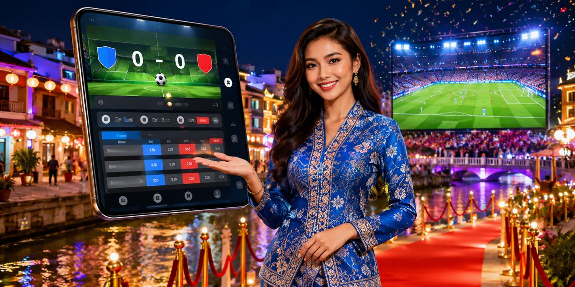 Wanita berbaju kurung dari Melaka menikmati pertaruhan bola sepak dalam talian